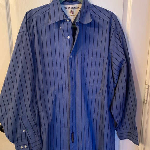 Men’s Dress Shirt Blue - Picture 2 of 3